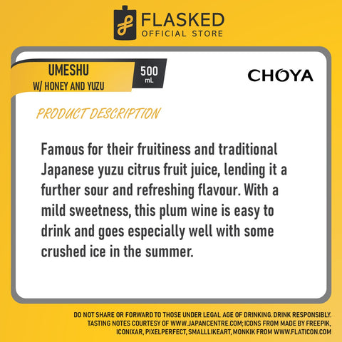 Atiho Umeshu with Honey and Yuzu 500ml