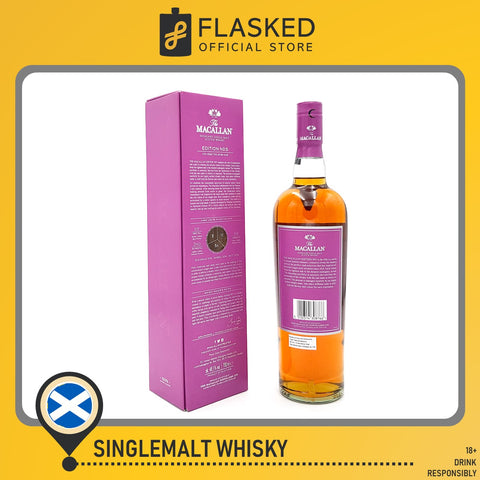 The Macallan Edition No. 5 Highland Single Malt Scotch Whisky 700mL
