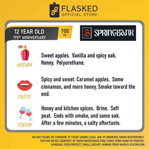 Springbank 12 Year Old 175th Anniversary 700mL