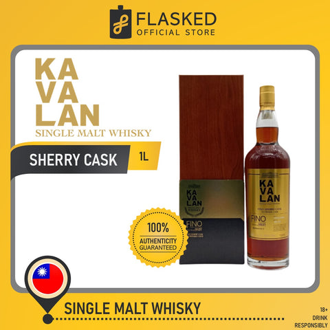 Kavalan Solist Fino Sherry Cask Single Cask Strength Whisky 1L