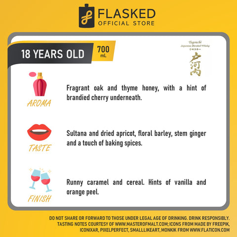 Togouchi 18 Year Old Japanese Whisky 700mL