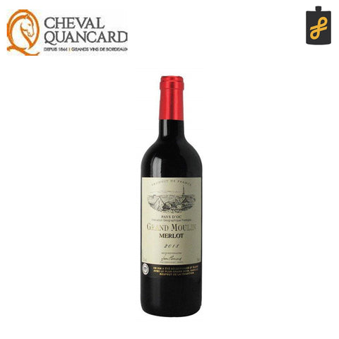 Cheval Quancard Gran Moulin Merlot Bordeaux Red Wine 700mL