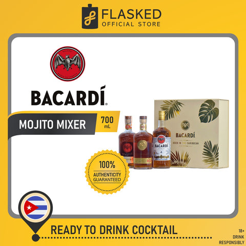 Bacardi Aged Collection Pack 3x750mL (Bacardi Aged 4, 8, & 10 Year Old)