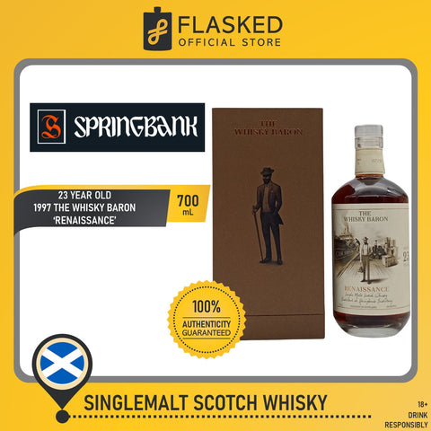Springbank 1997 23 Year Old The Whisky Baron 'Renaissance' 700mL