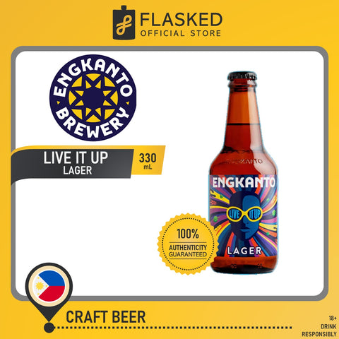 Engkanto Live It Up! Lager Beer 330mL