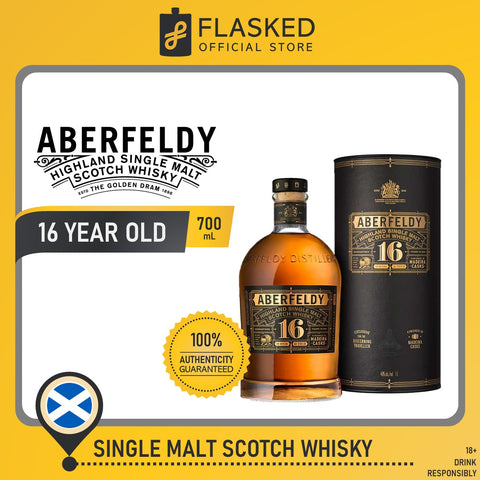 Aberfeldy 16 Year Old Highland Single Malt Scotch Whisky 700mL