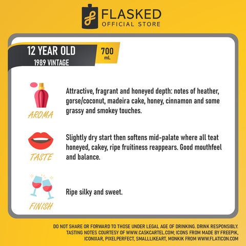 Famous Grouse 12 Year Old 1989 Vintage 700mL