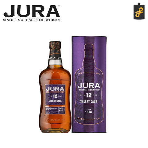 Jura Sherry Cask 12 Year Old Single Malt Scotch Whisky 700mL 14% off on Jura 12 year old