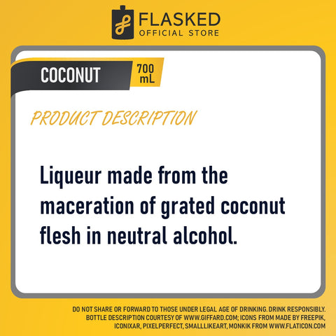 Giffard Coconut Liqueur 700mL