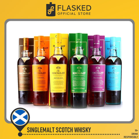 The Macallan Edition Series (1-6) 700ml Single Malt Scotch Whisky