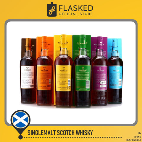 The Macallan Edition Series (1-6) 700ml Single Malt Scotch Whisky