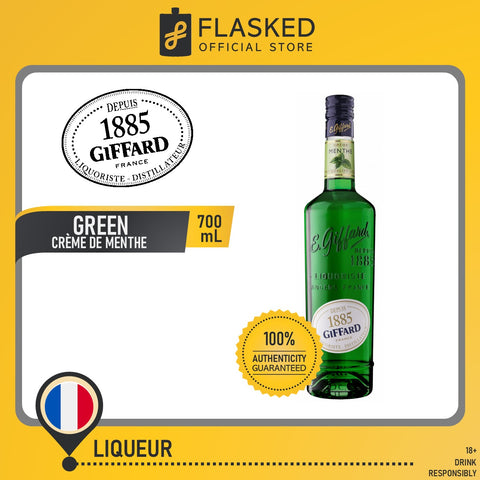 Giffard Creme De Menthe Green Liqueur 700mL