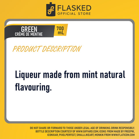 Giffard Creme De Menthe Green Liqueur 700mL