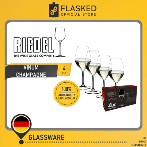 Riedel Vinum Champagne Wine Glass Set of 4