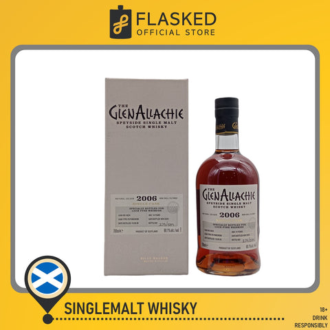 Glenallachie 2006 14 Year Old Single Cask #6624 For Loch Fyne Whiskies 700mL