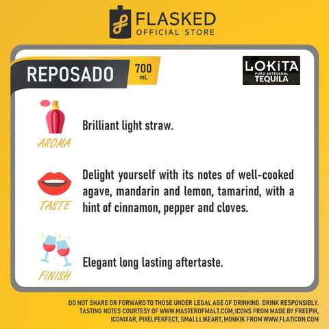 Lokita Tequila Reposado 700mL