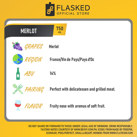 Cheval Quancard Gran Moulin Merlot Bordeaux Red Wine 700mL