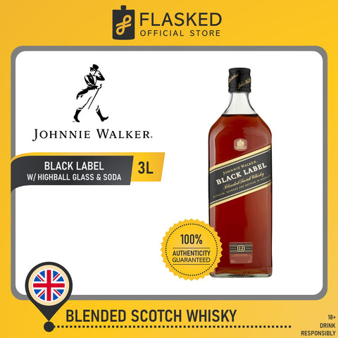 Johnnie Walker Black Label Whisky 3L