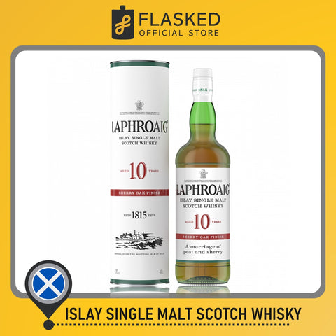 Laphroaig 10 Year Old Sherry Oak Finish Single Malt Scotch Whisky