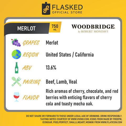 Woodbridge by Robert Mondavi Merlot 750mL