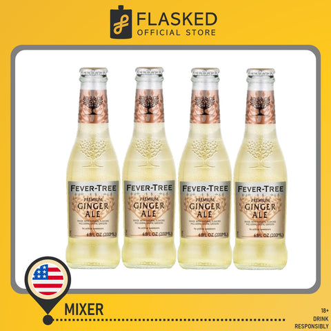 Fever Tree Ginger Ale 200mL 4 pack