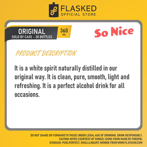 So Nice Original 360ml pack of 20