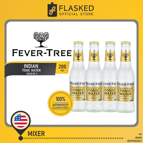 Fever Tree Indian Tonic Water 200mL 4 pack