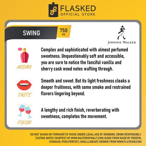 Johnnie Walker Swing Whisky 750mL