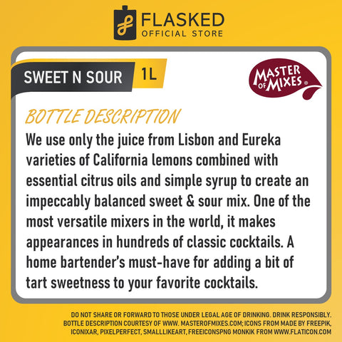 Master of Mixes Sweet N Sour 1L