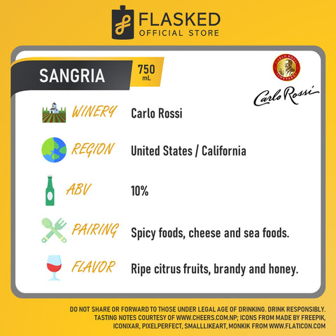 Carlo Rossi Sangria Wine 750mL