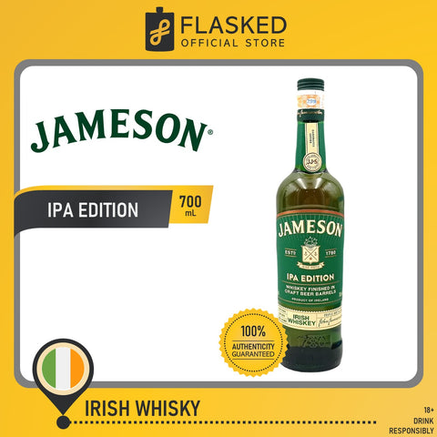 Jameson Irish Whiskey IPA Edition 700mL with FREE 2 Jameson Stout 50ml