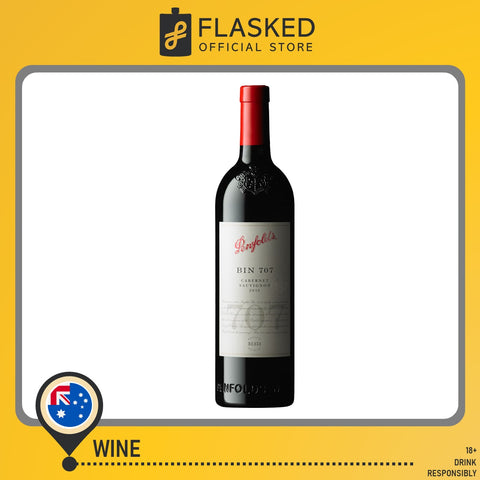 Penfolds Bin 707 Cabernet Sauvignon Vintage 2018 750mL with FREE Bottle Engraving