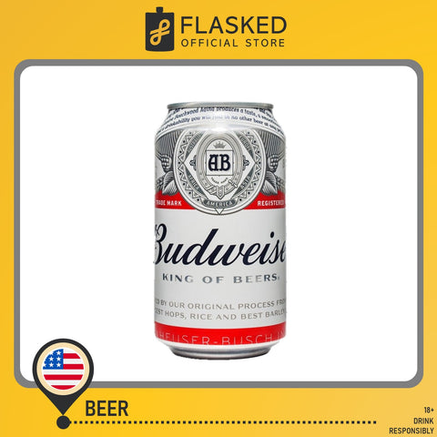 Budweiser American Beer Cans 330mL