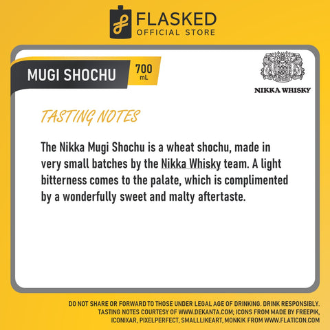 Nikka Mugi Shochu - Japanese Sochu 700mL