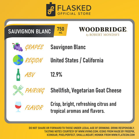 Woodbridge by Robert Mondavi Sauvignon Blanc 750mL