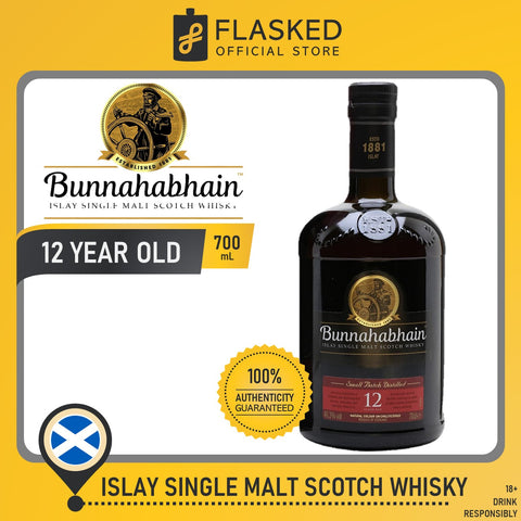 Bunnahabhain 12 Year Old Whisky 700mL