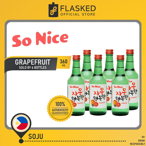 So Nice Grapefruit 360ml pack of 6