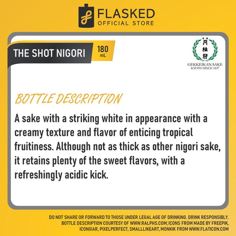 Gekkeikan The Shot Nigori 180mL