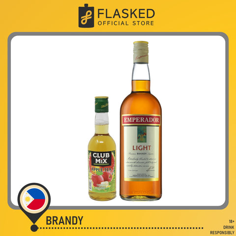 Emperador Light 1L + Club Mix Apple 350mL Bundle Promo