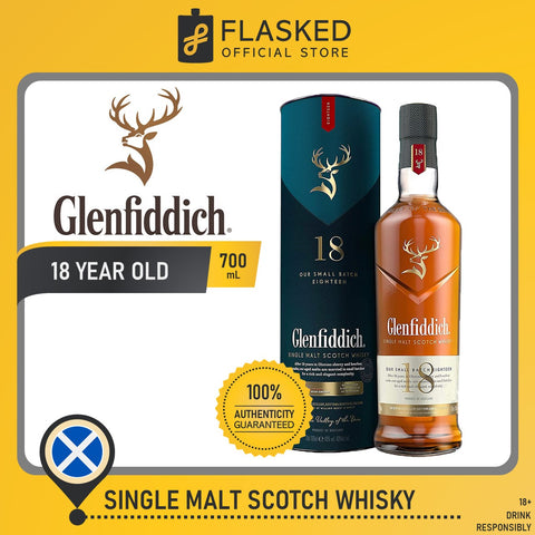Glenfiddich 18 Year Old Whisky 700ml