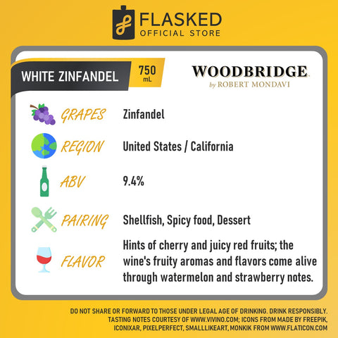 Woodbridge by Robert Mondavi White Zinfandel 750mL
