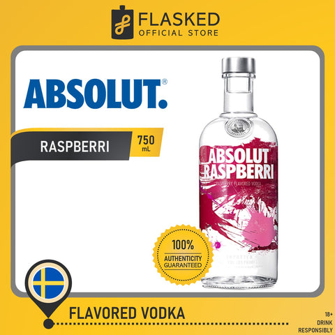 Absolut Raspberri Vodka 750mL