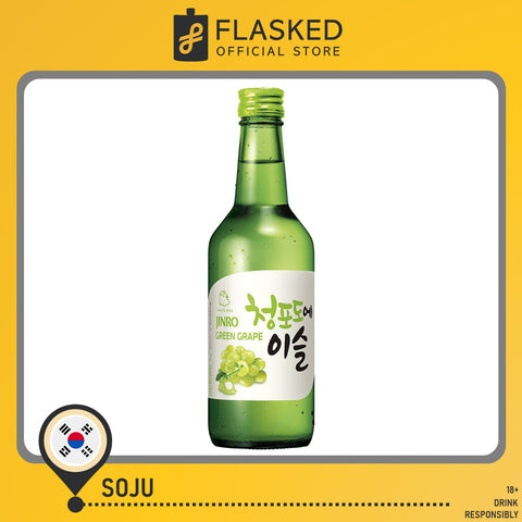 Jinro Chamisul Soju Green Grape 360mL