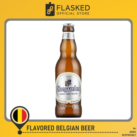 Hoegaarden White Belgian Beer Bottles 330mL