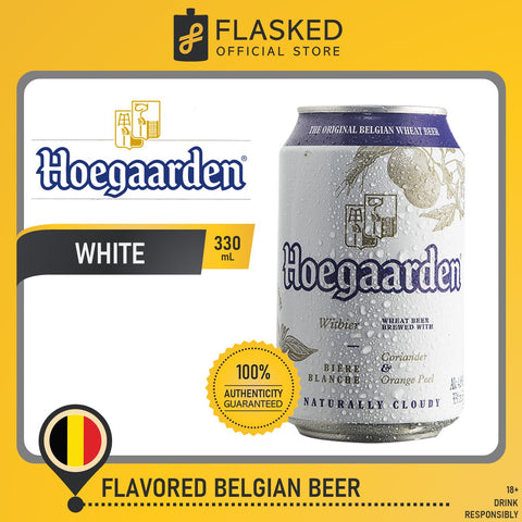 Hoegaarden White Belgian Beer Cans 330mL