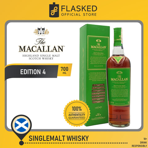 The Macallan Edition No. 4 Highland Single Malt Scotch Whisky 700mL
