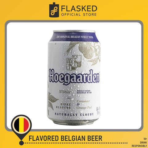 Hoegaarden White Belgian Beer Cans 330mL