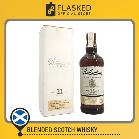 Ballantines 21 Year Old Scotch (Blended) 700mL