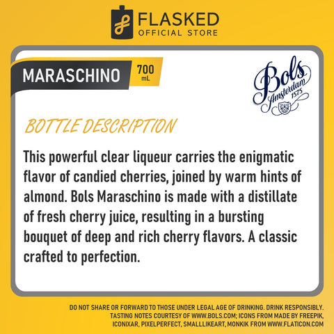 Bols Maraschino Liqueur 700mL