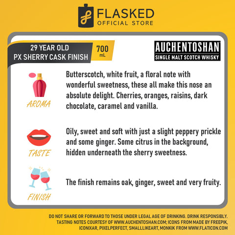 Auchentoshan 1988 PX Sherry Cask Finish Single Malt Scotch Whisky 700mL